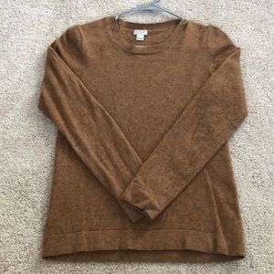 J.Crew scoop neck sweater- Camel, Small